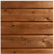 Bardage bois naturel marron pour studio de jardin Eco-Lodgy