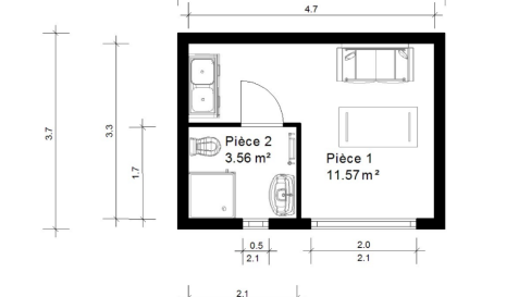 plan de masse studio de jardin one 15m2 plan de masse studio de jardin one 15m2