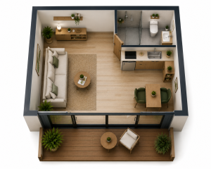 petit studio de jardin 15m2 amenage avec cuisine et salle de douche petit studio de jardin 15m2 amenage avec cuisine et salle de douche